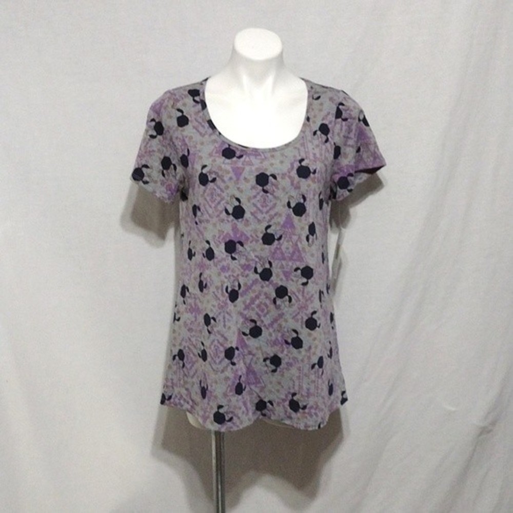 NWT LuLaRoe Disney Mickey Mouse Classic T Theme Park Retro Graphic Top Medium